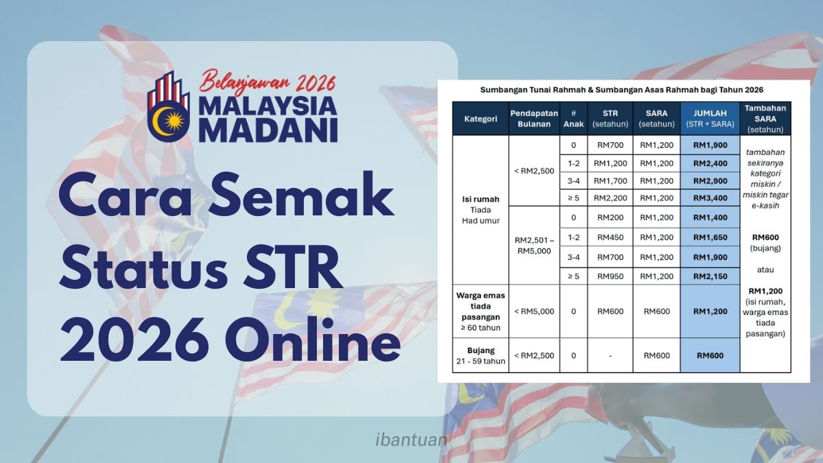 Cara Semak Status STR 2026 Online