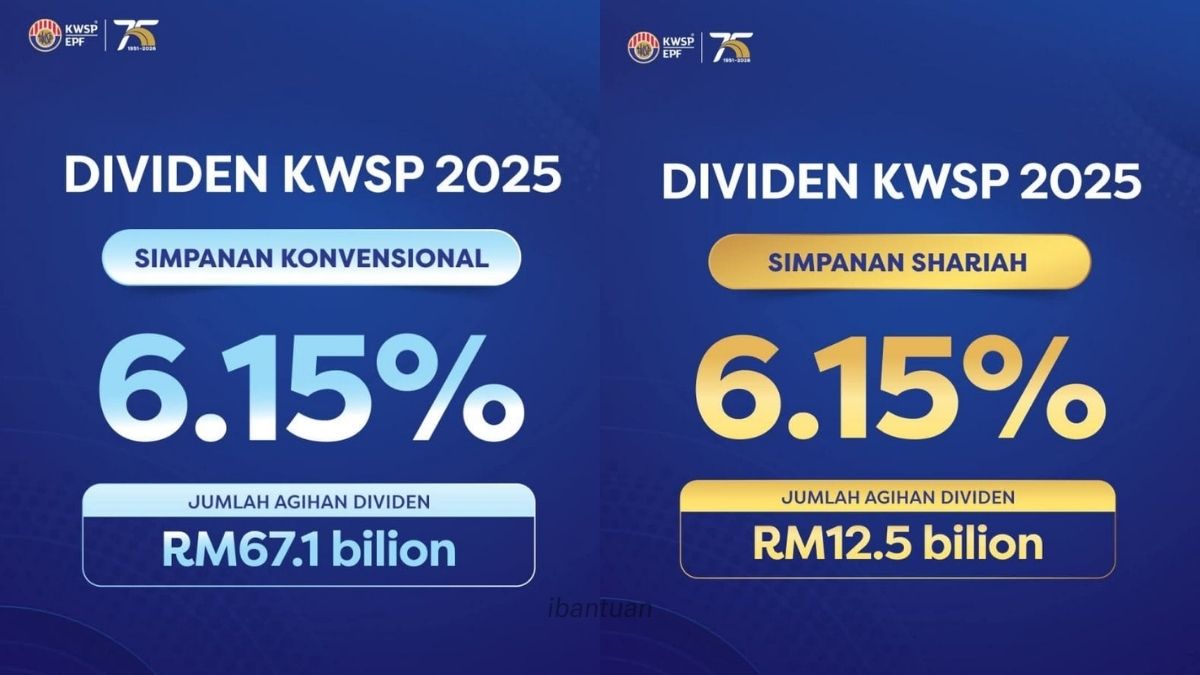 Dividen KWSP 2025: Kadar 6.15%, Cara Pengagihan & Semak Status Dividen Anda