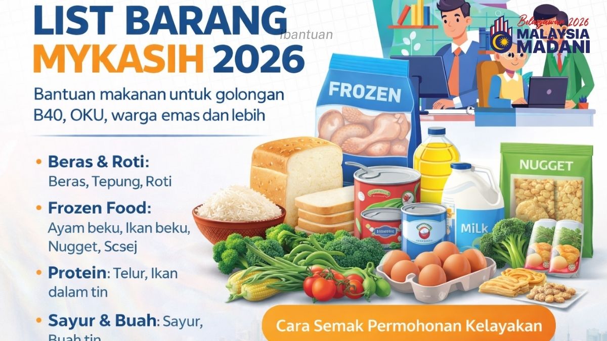 LIST BARANG MYKASIH 2026 : SEMUA KATEGORI & BARANGAN FROZEN