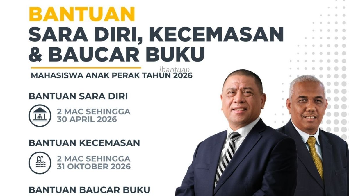 BANTUAN SARA DIRI PERAK 2026 : PERMOHONAN TELAH DIBUKA!